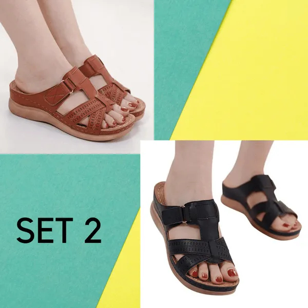 [#1 Trending 2024] PREMIUM Comfy Open Toe Orthopedic Sandals